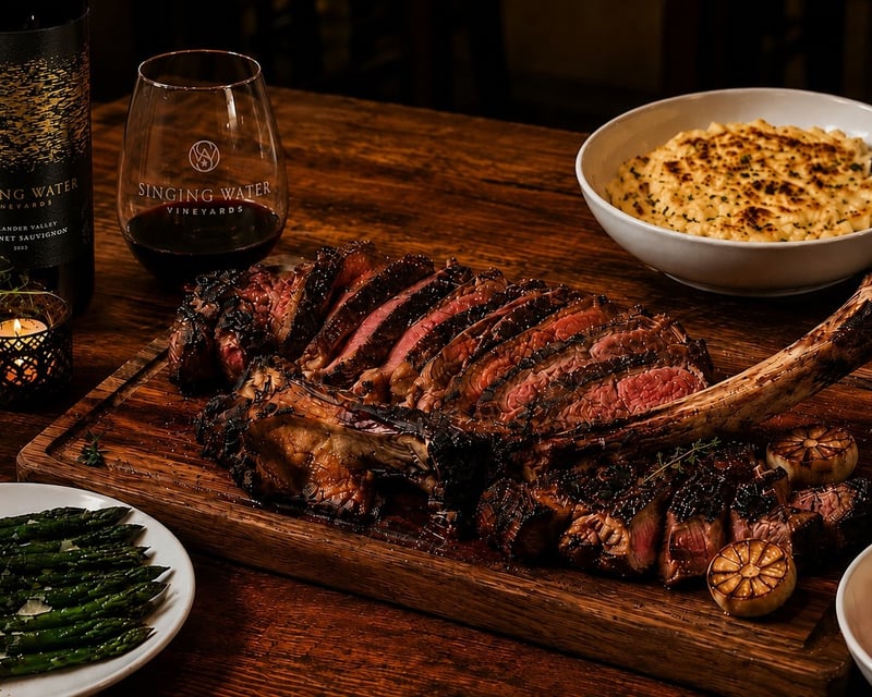 Sunset Steak Dinner in Comfort