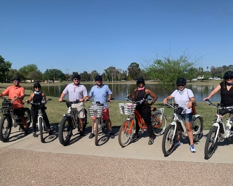 3-Hour Scottsdale Parks E-Bike & Old Town Walking Tour