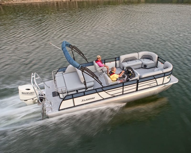 Tri-Toon Pontoon Rental on Flathead Lake