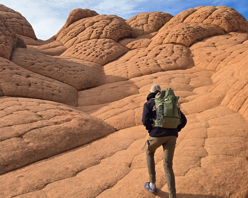 Private Vermilion Cliffs Sandstone Hike from Kanab