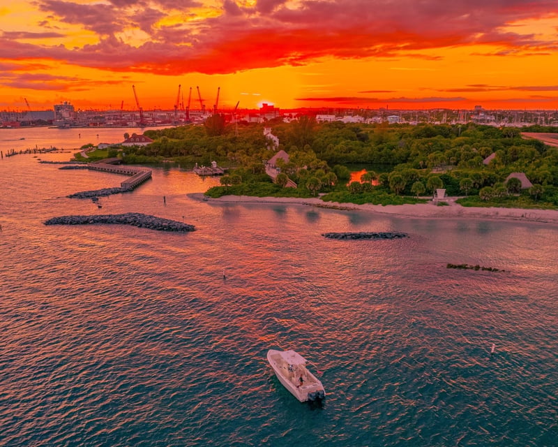 Peanut Island Sunset Cruise From Riviera Beach