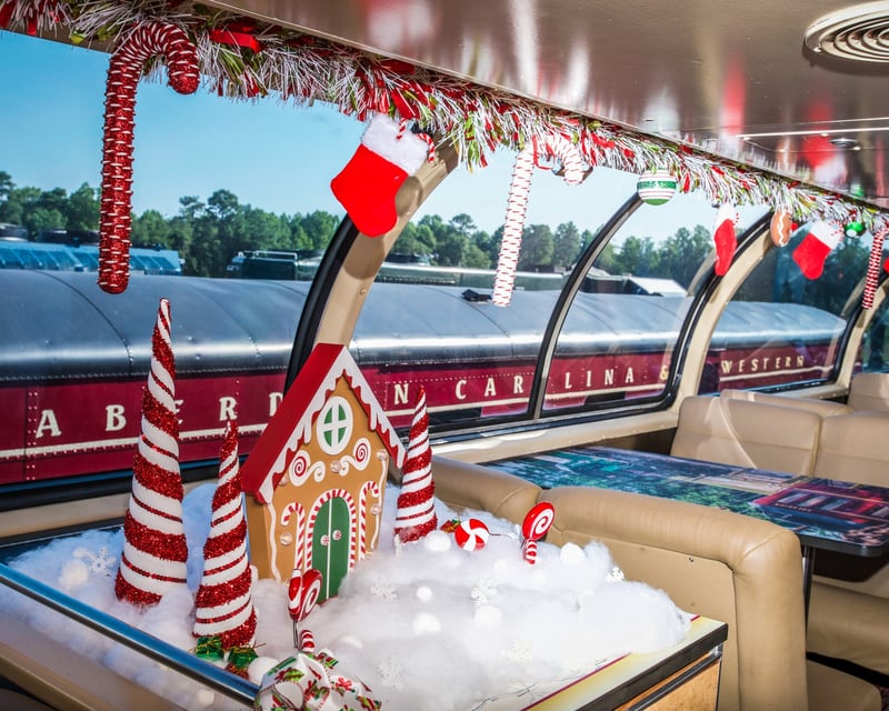 Christmas Train Ride With Santa in North Carolina