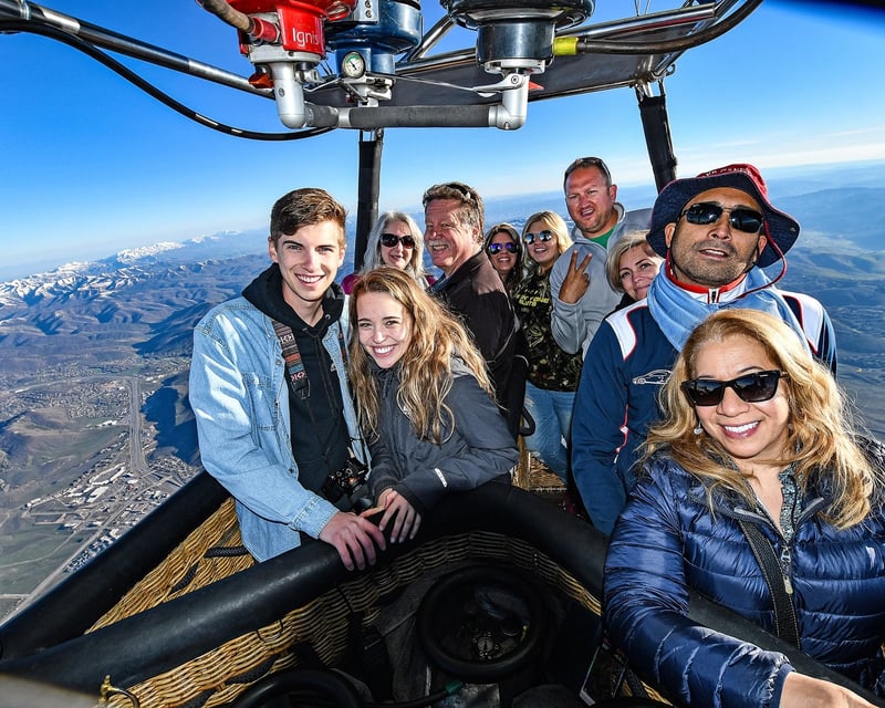 Sunrise Hot Air Balloon Ride Over the Wasatch in Park City