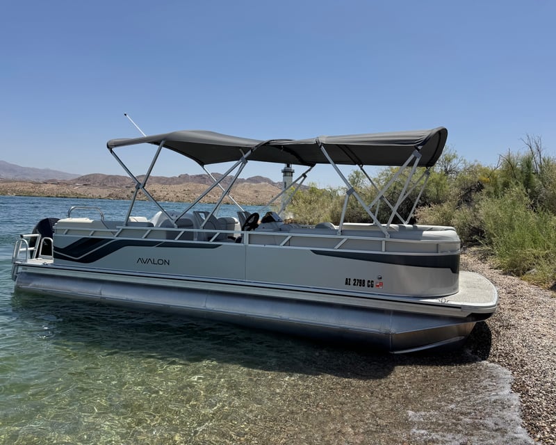 200HP Pontoon Boat Rental in Lake Havasu City