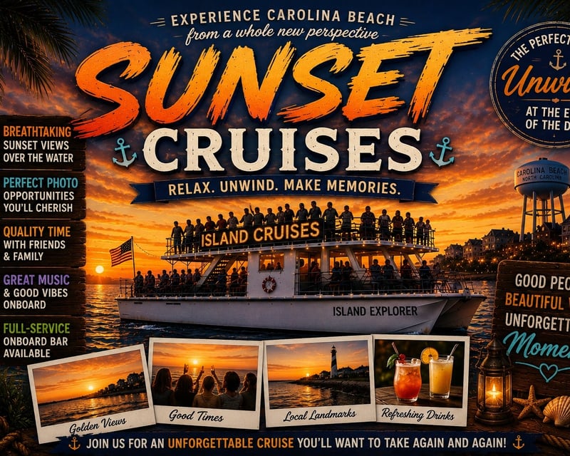 Carolina Beach Sunset Cruise