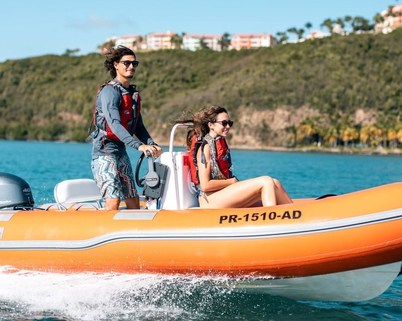 Self-Drive Mini Speed Boat & Snorkel Tour in Fajardo