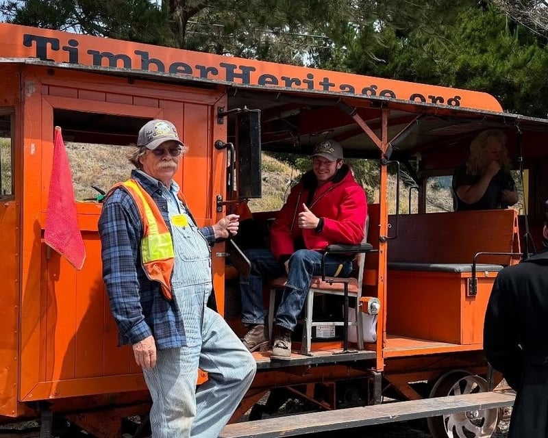 Historic Rail Speeder Ride in Eureka