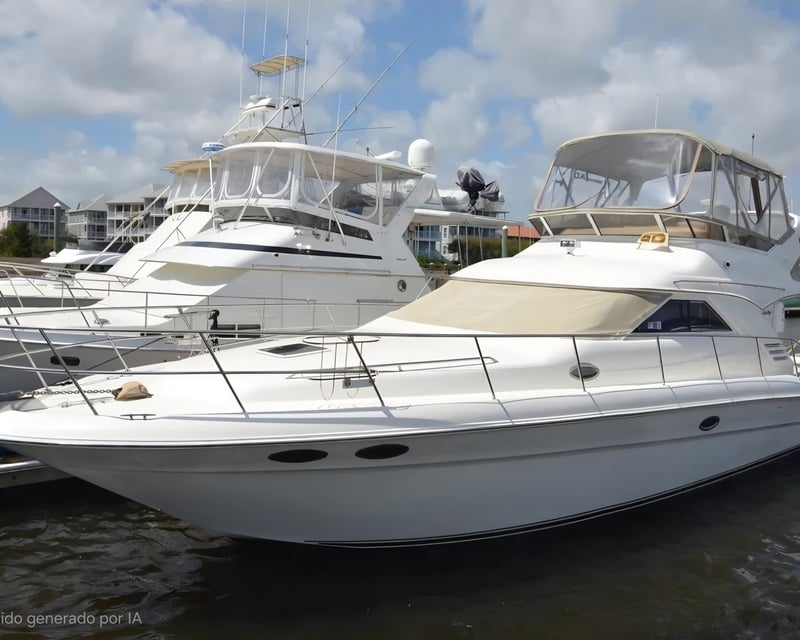 44' Flybridge Yacht Charter on the Miami River