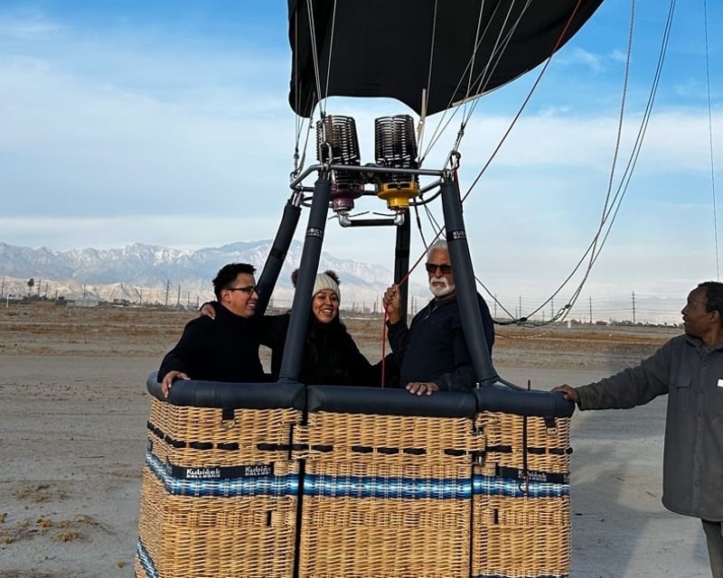 Private Sunrise Hot Air Balloon Ride in Yucca Valley