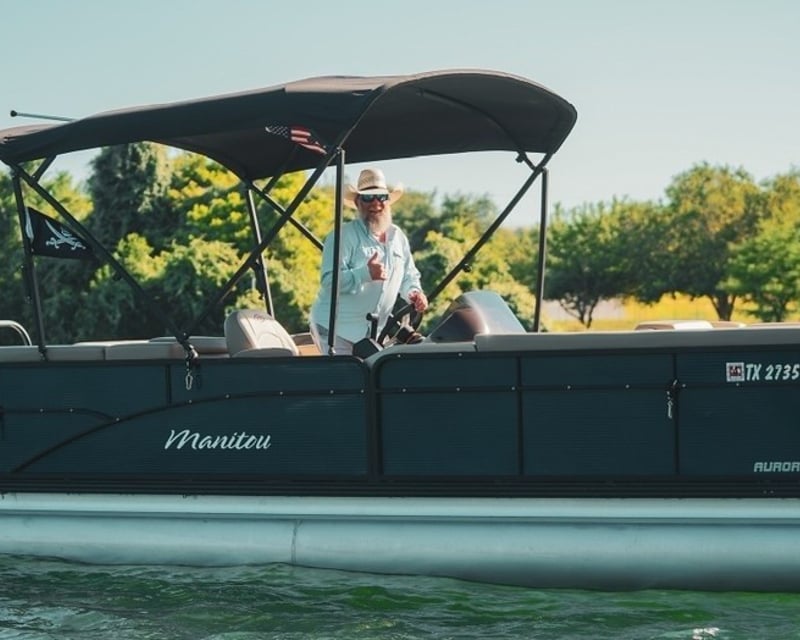 Self-Drive Pontoon Boat Rental on Lake Austin