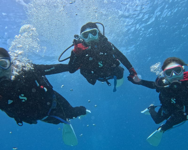 Private Family Beginner Scuba Boat Dive off Waikiki