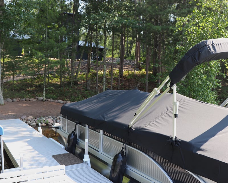 1-Day Pontoon Rental Delivered Dockside in Danbury, WI