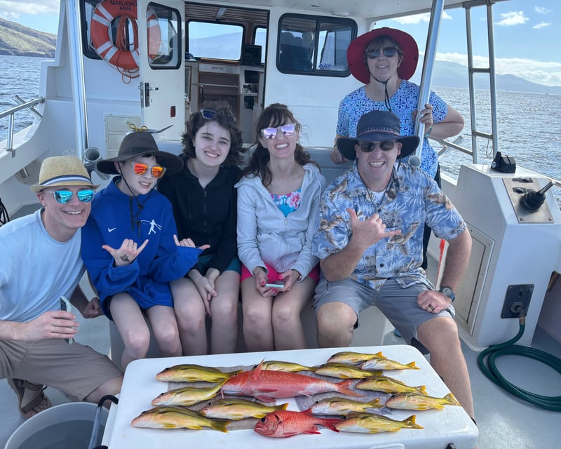 Shared Bottom Fishing Charter in Maalaea, Maui