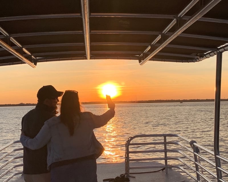 Private Sunset Boat Cruise on Charleston Harbor