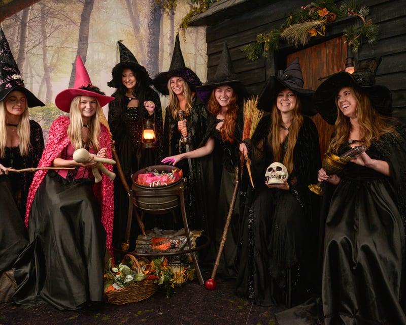 Salem Witch-Themed Bachelorette Photo Session