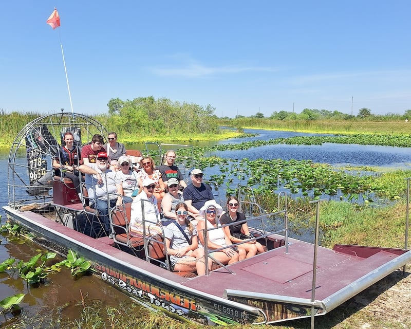 Lake Garcia Airboat Tour in Blue Cypress Conservation Area