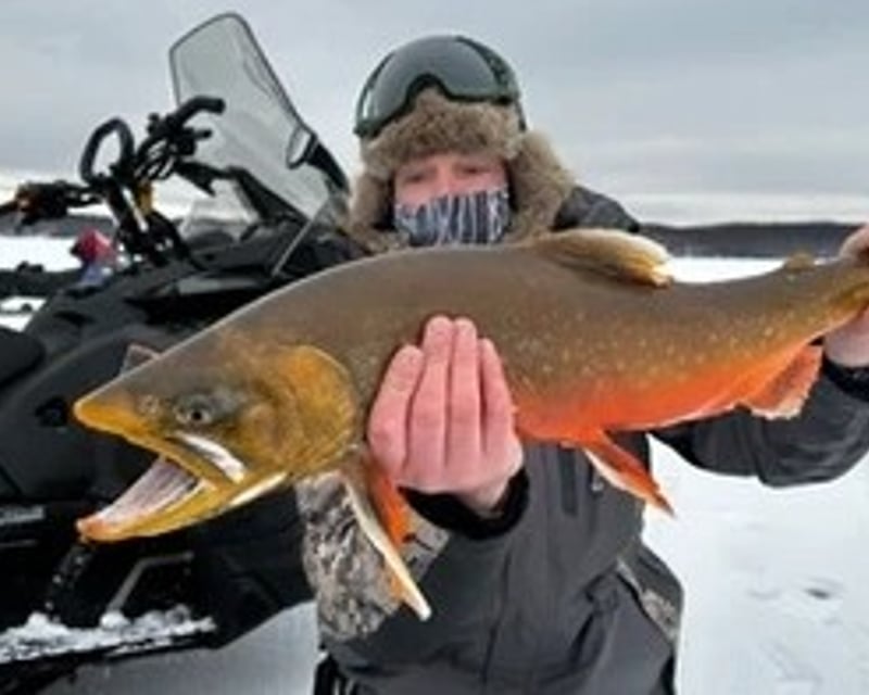 Full-Day Ice Fishing for Arctic Char & Trout Near Wasilla