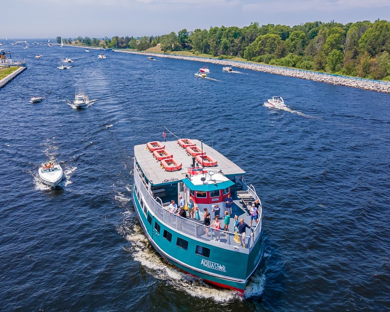 Cruise Muskegon Lake & Lake Michigan in the Afternoon