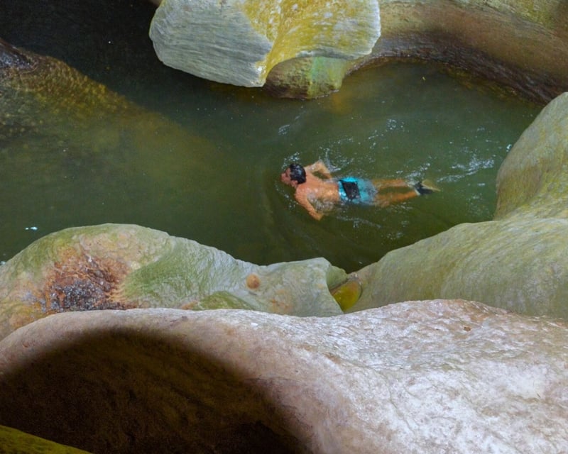 River Cave & Canyon Swim Tour from San Juan