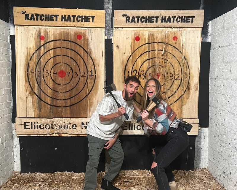 Date Night Axe Throwing in Ellicottville