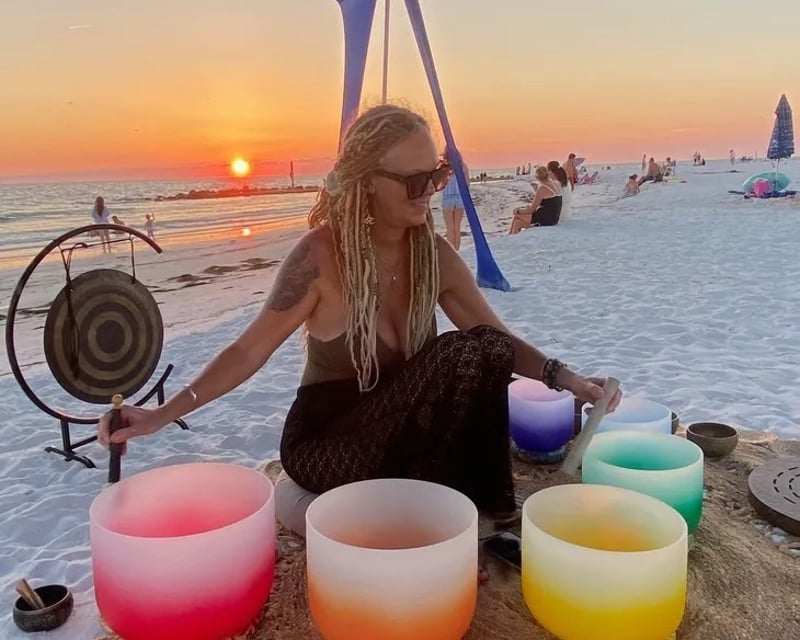 Honeymoon Island Sunset E-Bike & Sound Bath Tour