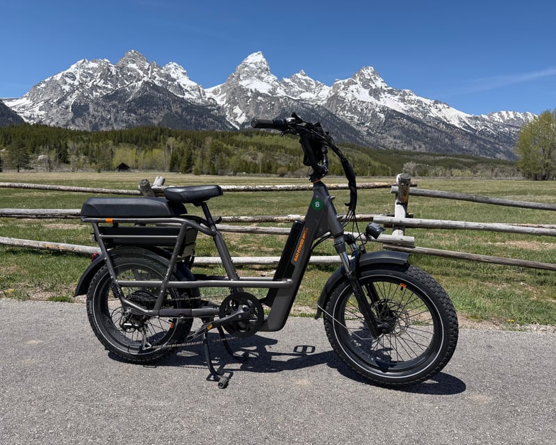 Mid-Fat Tire E-Bike Rental with Throttle in Jackson, WY