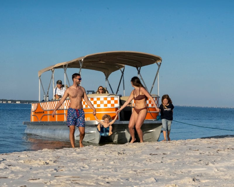 Private Half-Day Pontoon Boat Charter in Pensacola Beach