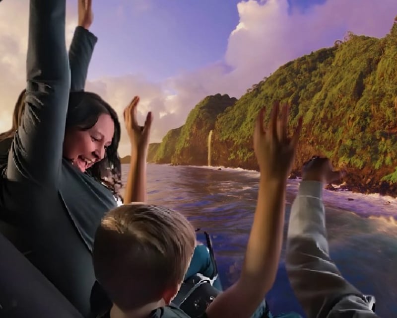 Hawaiian Legend Flying Theater Ride in Kailua-Kona