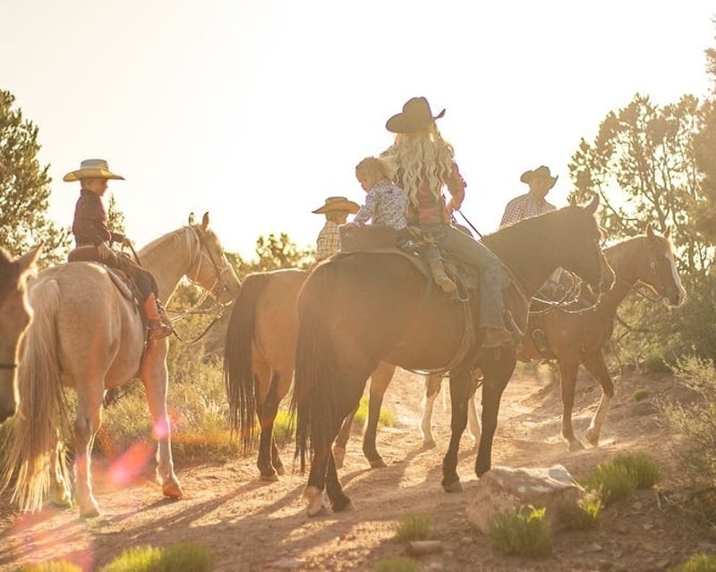 Sunset Horseback Ride in Hildale