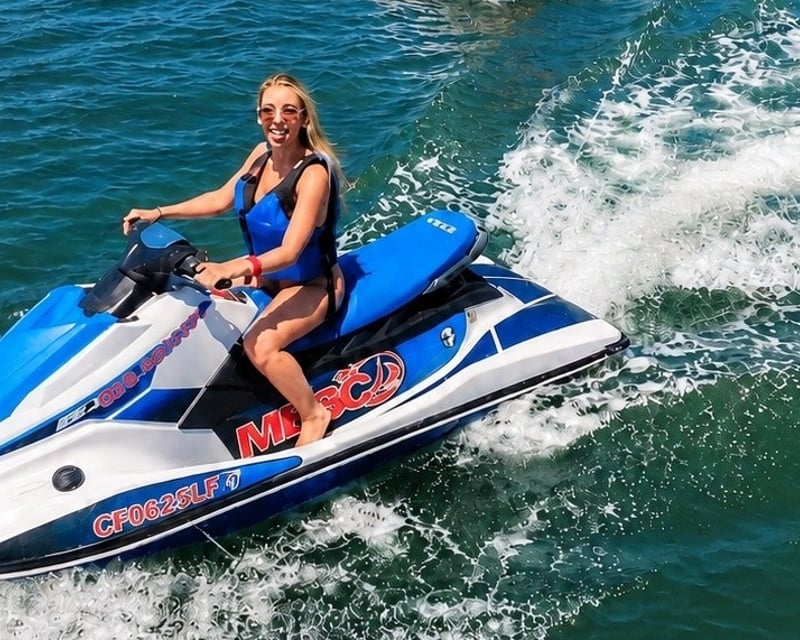 Mission Bay Jet Ski Rental on a Yamaha WaveRunner