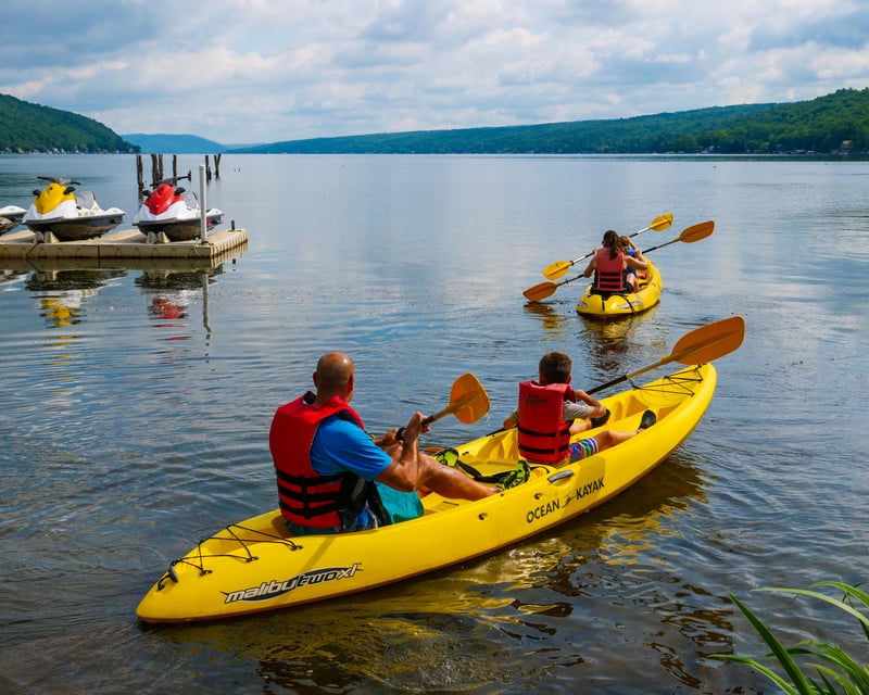 Weekly Double Kayak Rental on Keuka Lake