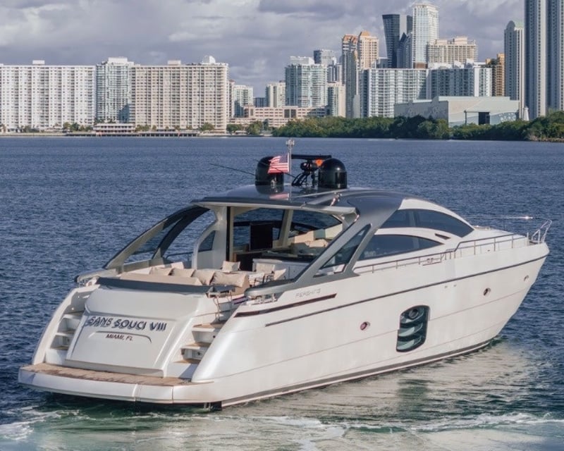 Private 70' Yacht Charter on Biscayne Bay in Miami