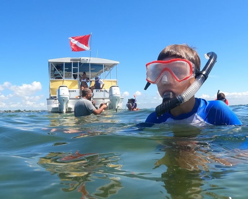 St. Pete Pier Sandbar Snorkeling Cruise