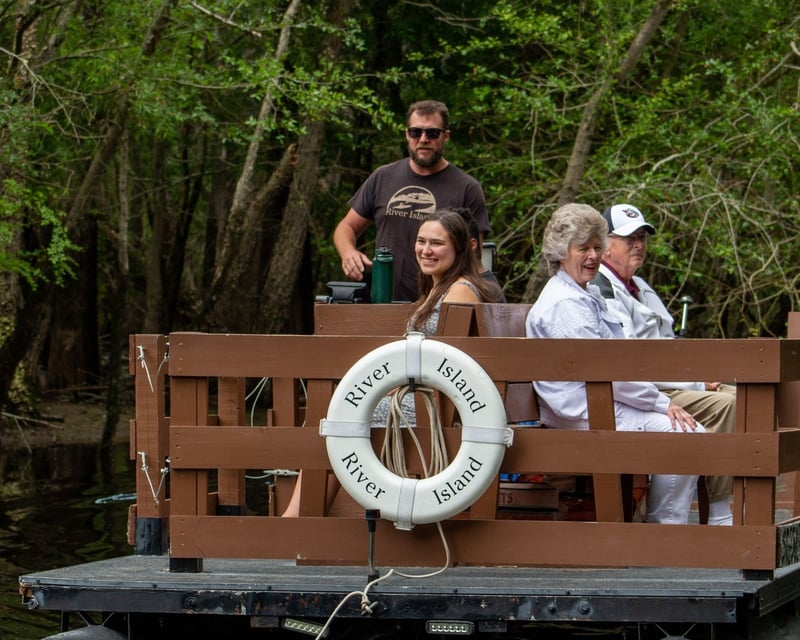 Waccamaw River Private Island Pontoon Cruise