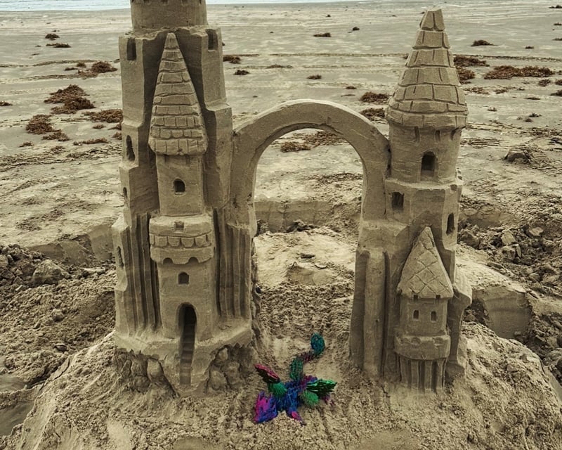 Private Sandcastle Building Lesson in Galveston