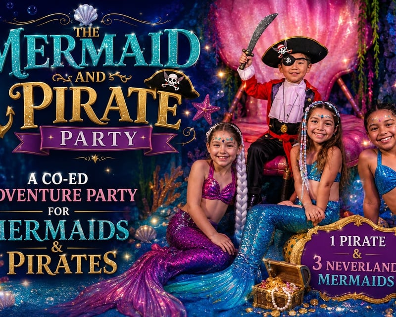 Private Mermaid & Pirate Kids' Party in Newport Beach