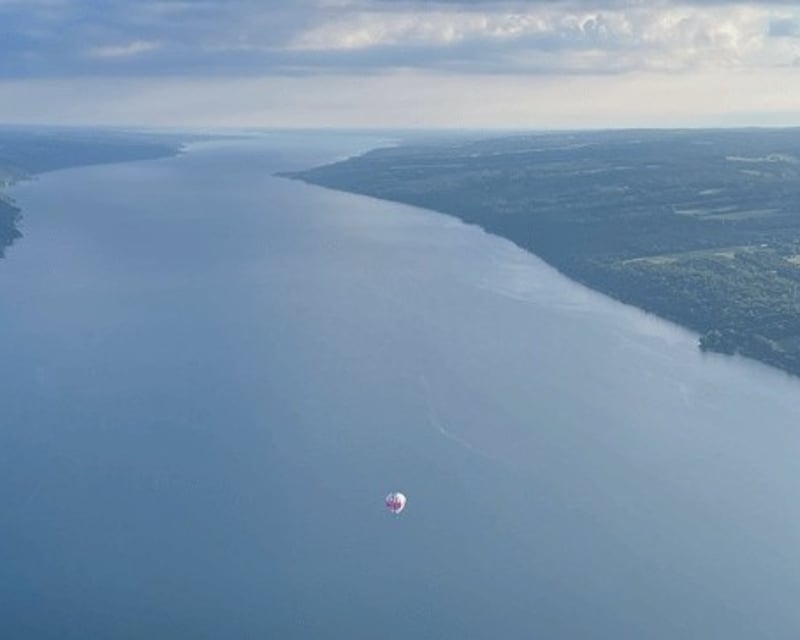 Shared Hot Air Balloon Ride Over Seneca Lake in Watkins Glen