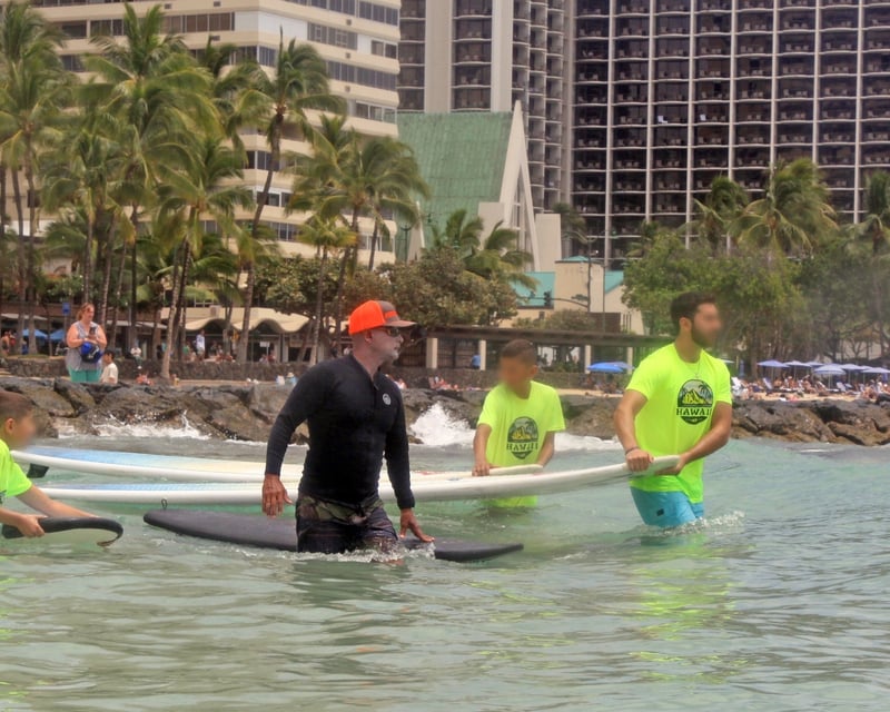 Private Group Surf Lesson in Honolulu