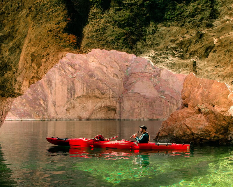 Emerald Cave Guided Kayak Tour From Willow Beach