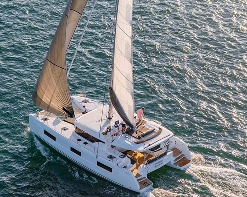 46' Catamaran Sailing Charter in Marina del Rey