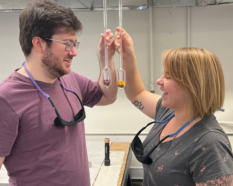 Couples Glass Art Date Class near Denver