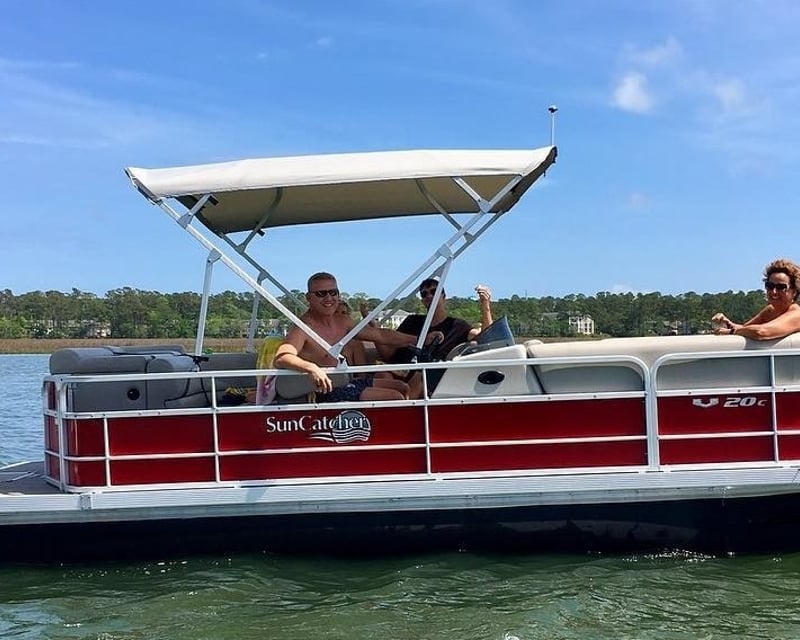 Self-Drive Pontoon Boat Rental on Tybee Island