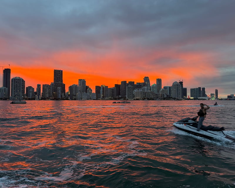 Miami Jet Ski Rental with Biscayne Bay Boat Ride