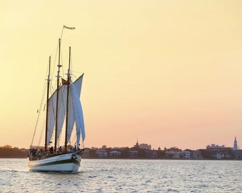 2-Hour Sunset Sail in Charleston Harbor