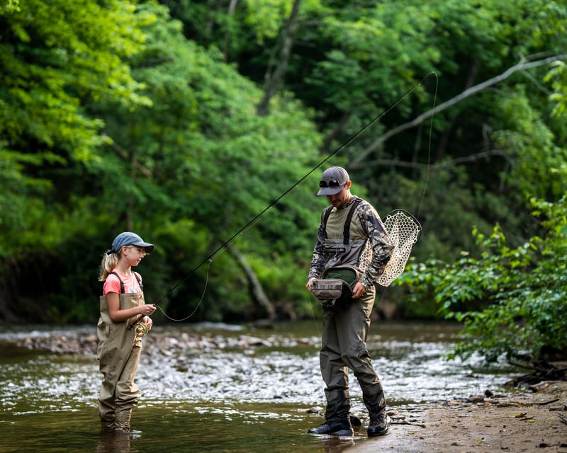 Guided Private-Water Fly Fishing Trip in Rosman