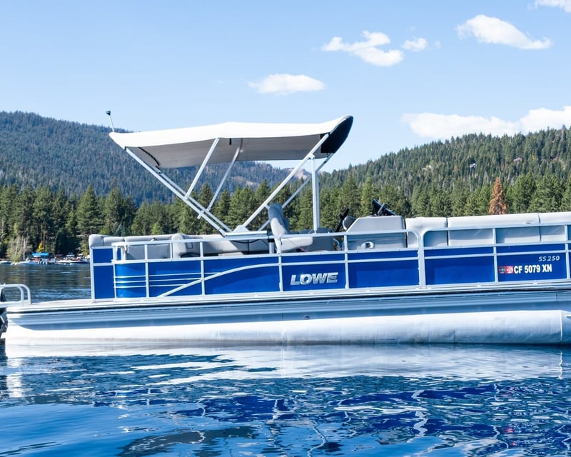 Private Captained 25' Pontoon Charter on Lake Tahoe