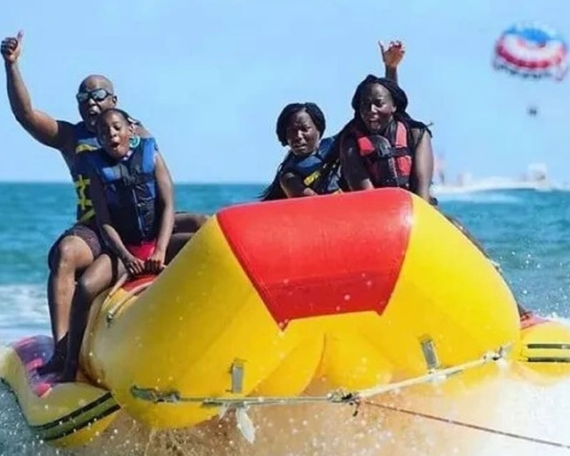 Banana Boat Ride in West End, Roatan