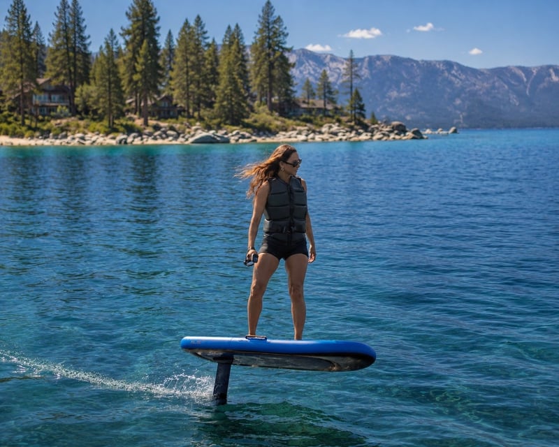 Donner Beach Solo eFoil Lesson