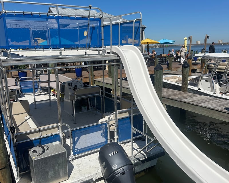 26' Double-Decker Pontoon Rental in Fort Myers Beach