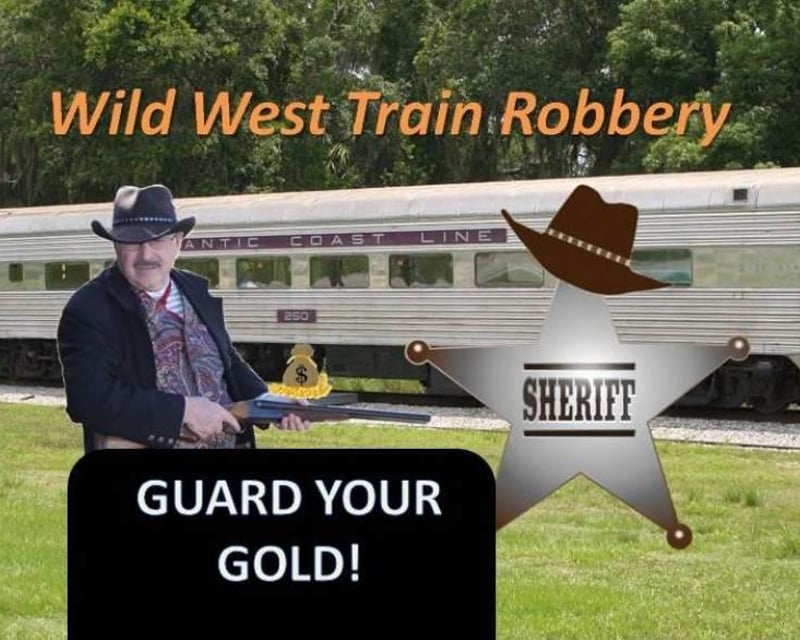 Train Robbery Ride in Parrish